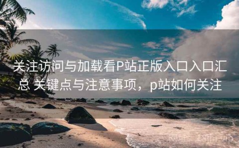 关注访问与加载看P站正版入口入口汇总 关键点与注意事项，p站如何关注