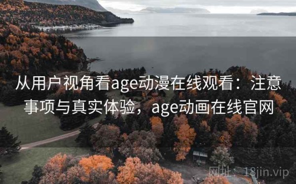 从用户视角看age动漫在线观看：注意事项与真实体验，age动画在线官网