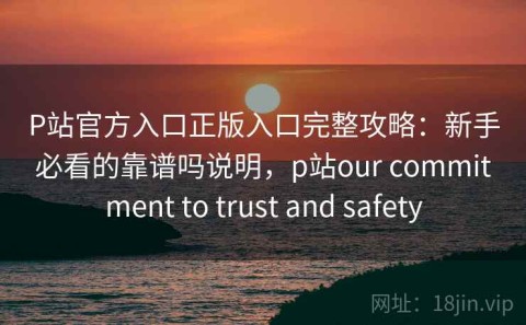 P站官方入口正版入口完整攻略：新手必看的靠谱吗说明，p站our commitment to trust and safety