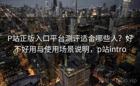 P站正版入口平台测评适合哪些人？好不好用与使用场景说明，p站intro