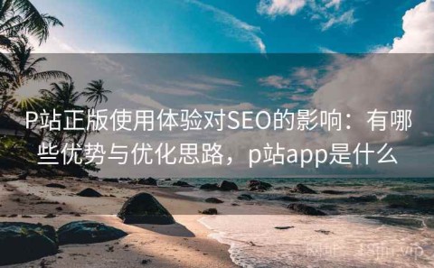 P站正版使用体验对SEO的影响：有哪些优势与优化思路，p站app是什么