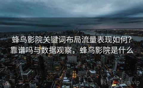 蜂鸟影院关键词布局流量表现如何？靠谱吗与数据观察，蜂鸟影院是什么
