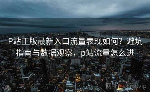 P站正版最新入口流量表现如何？避坑指南与数据观察，p站流量怎么进