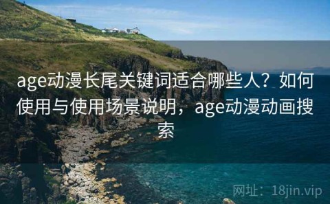age动漫长尾关键词适合哪些人？如何使用与使用场景说明，age动漫动画搜索