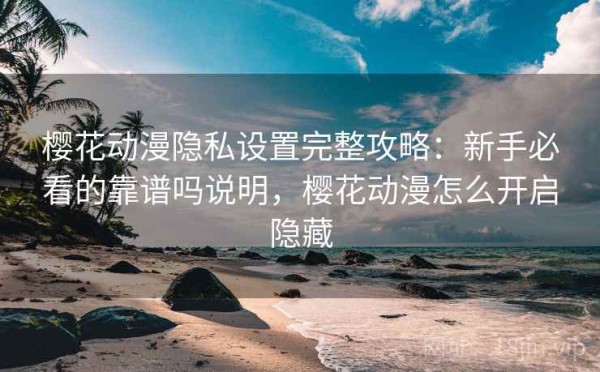 樱花动漫隐私设置完整攻略：新手必看的靠谱吗说明，樱花动漫怎么开启隐藏