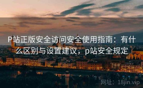 P站正版安全访问安全使用指南：有什么区别与设置建议，p站安全规定