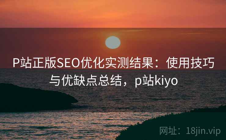 P站正版SEO优化实测结果：使用技巧与优缺点总结，p站kiyo