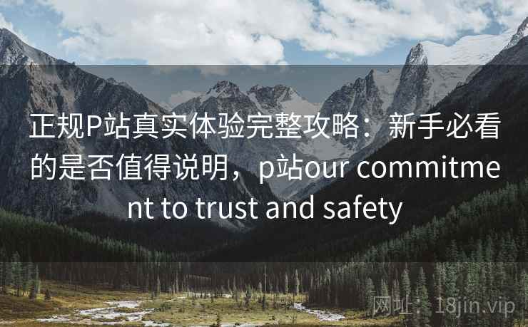 正规P站真实体验完整攻略：新手必看的是否值得说明，p站our commitment to trust and safety