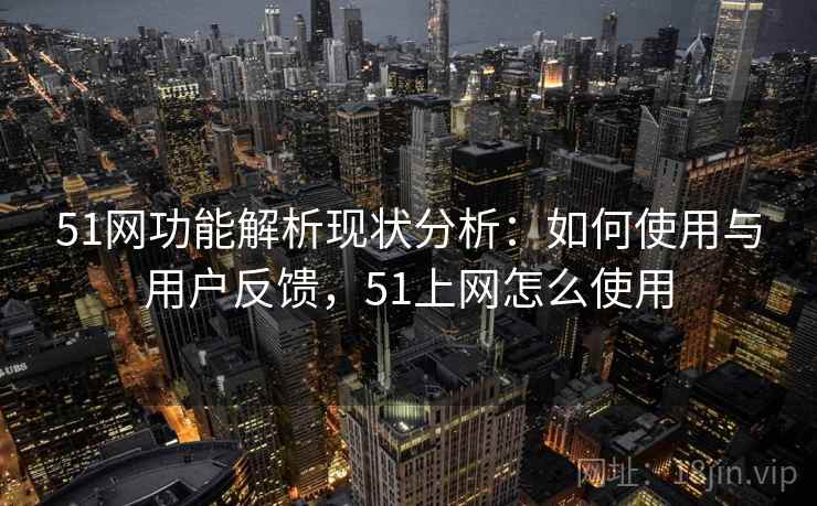 51网功能解析现状分析：如何使用与用户反馈，51上网怎么使用