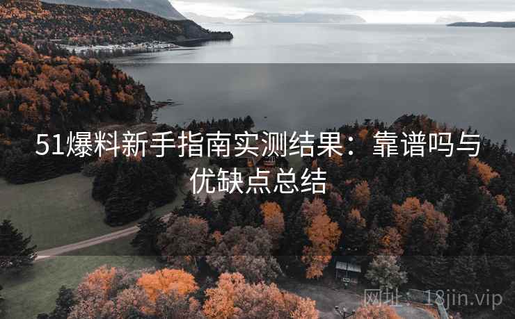 51爆料新手指南实测结果:靠谱吗与优缺点总结 51爆料新手指南实测结果:靠谱吗与优缺点总结