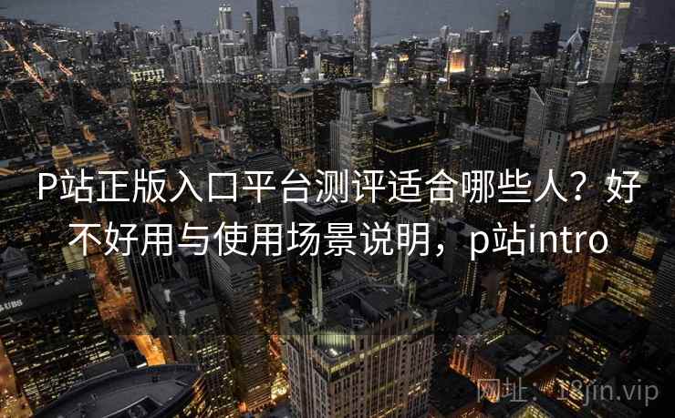 P站正版入口平台测评适合哪些人？好不好用与使用场景说明，p站intro