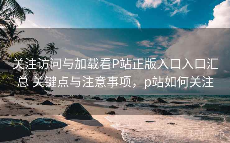 关注访问与加载看P站正版入口入口汇总 关键点与注意事项，p站如何关注